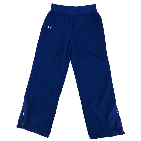 Under Armour  Womens Blue Soft Nylon Wide Leg Outdoor Active Pant Size Medium - Picture 1 of 6